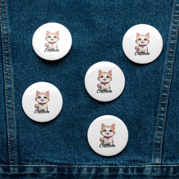 Set of pin buttons