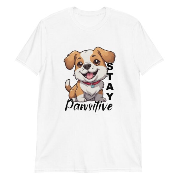 "Stay Pawsitive" Dog T-Shirt